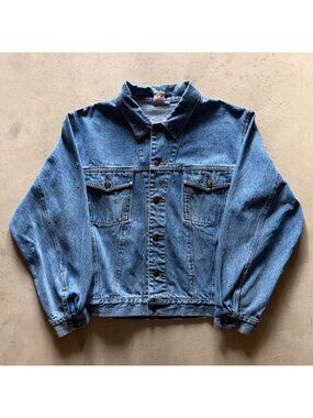 vintage boxy denim jacket